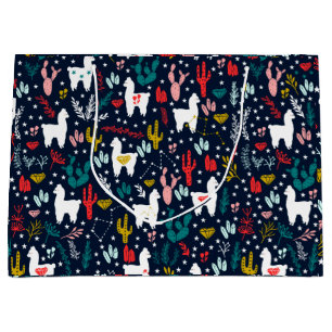 Sacola Para Presentes Grande Alpaca bonito