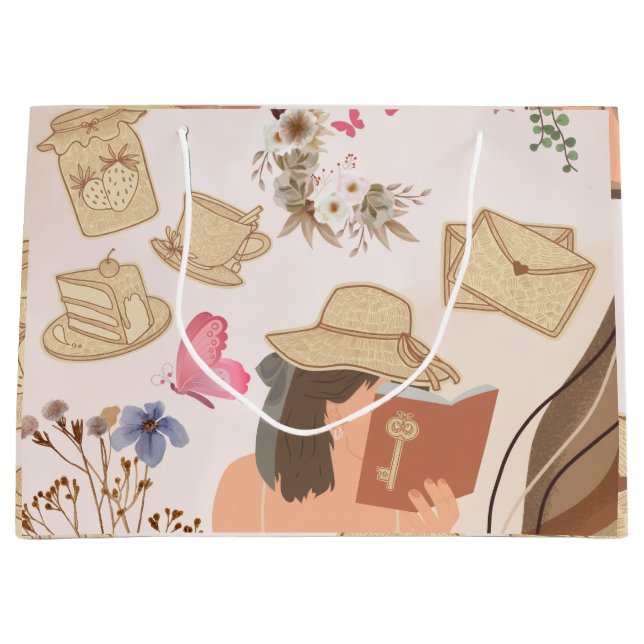 Sacola Para Presentes Grande Amar a si mesmo  (Frente)