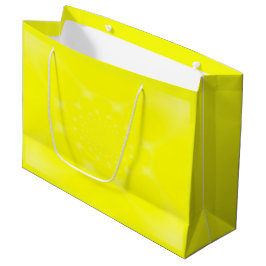 Sacola Para Presentes Grande Amarelo Espelhado