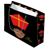 Amigo engraçado Zwarte Piet de São Nicolau da arte