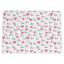 Amor e Corações Rosa