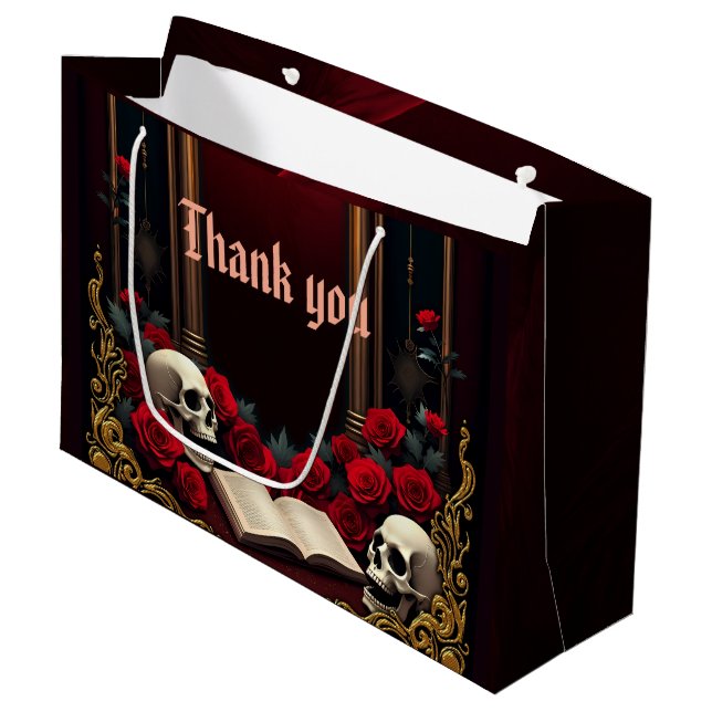 Sacola Para Presentes Grande Amor eterno nas sombras da escuridão, (Frente inclinada)