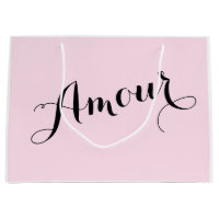 Amour francês ama rosa e chic preto parisiense