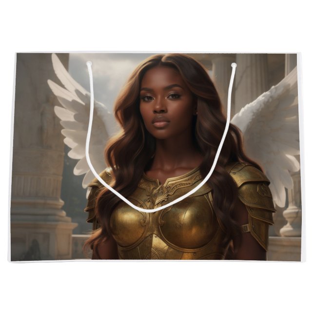 SACOLA PARA PRESENTES GRANDE ANGEL - ANGELS (Frente)