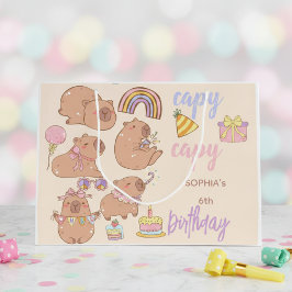 Sacola Para Presentes Grande Aniversário capy capy