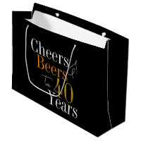 aniversário de 40 anos Cheers e Beers Party Favor