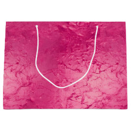 Sacola Para Presentes Grande Aniversário Rosa Chic Glam Feminino