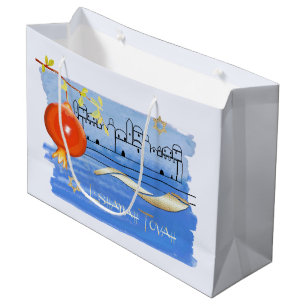 Sacola Para Presentes Grande Ano Novo Judaico   Rosh Hashanah Gift Bags