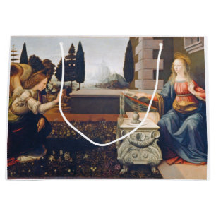 Sacola Para Presentes Grande Anunciação, Leonardo da Vinci, 1472-1473