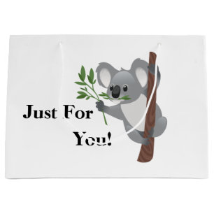 Sacola Para Presentes Grande Apenas Para Você, Koala Bear