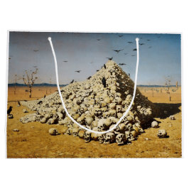 Sacola Para Presentes Grande Apoteose da Guerra (morte e destruição) (crânios)