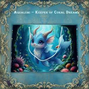Sacola Para Presentes Grande Aqualumi – Guardião dos Sonhos de Coral.
