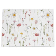 Aquarela de Flor Silvestre Rosa Empoeirada