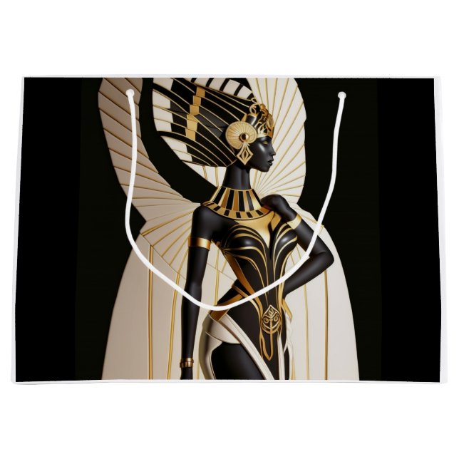 SACOLA PARA PRESENTES GRANDE ARMANA RAINHA #3 GRANDE SACO DE PRESENTE (Frente)