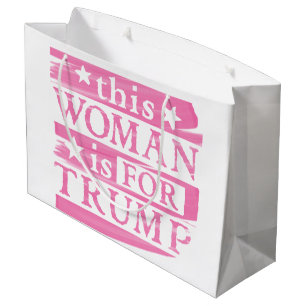 Sacola Para Presentes Grande Armário esta mulher é para a Trump Election Gear