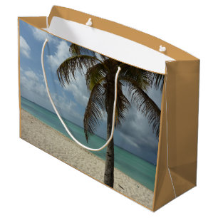 Sacola Para Presentes Grande Aruban Beach I Linda cena natural