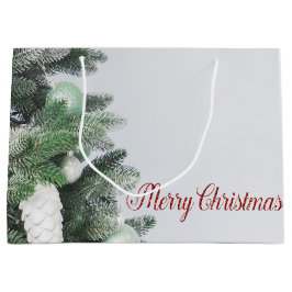 Sacola Para Presentes Grande Árvore de Natal,Ornamentos,Feliz Natal