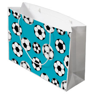 Sacola Para Presentes Grande As bolas de futebol do teste padrão dos futebóis