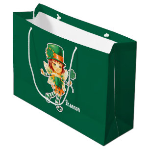 Sacola Para Presentes Grande As bolsas do presente do dia de St Patrick