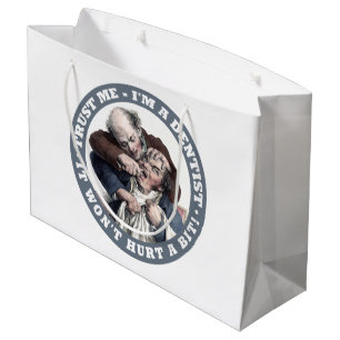 Sacola Para Presentes Grande As bolsas do presente do humor do DENTISTA