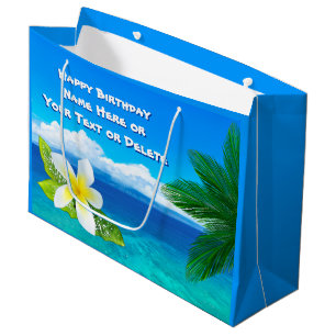 Sacola Para Presentes Grande As bolsas havaianas personalizadas do presente