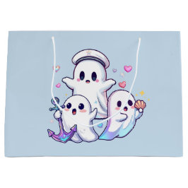 Sacola Para Presentes Grande Assombrando o Alto Mar!