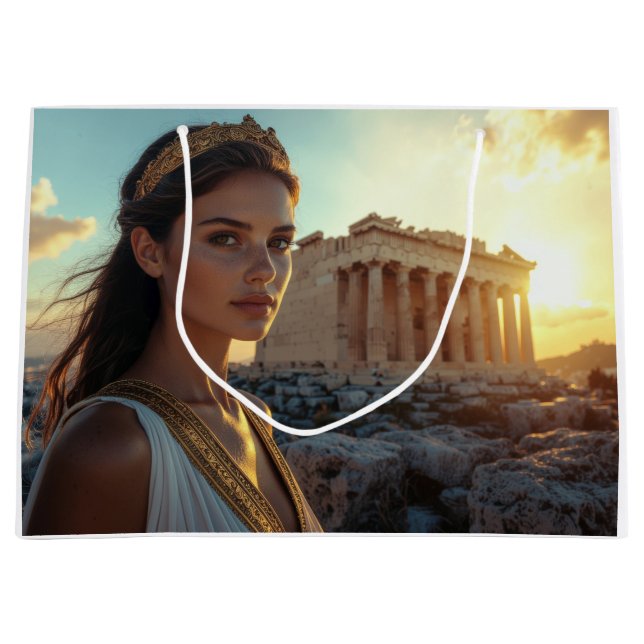 SACOLA PARA PRESENTES GRANDE ATHENS - GREECE (Frente)