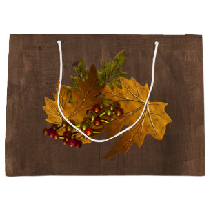 Sacola Para Presentes Grande Autumn Fall Deixa Casamento Russo