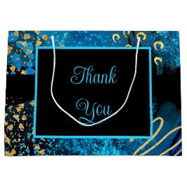 Sacola Para Presentes Grande Azul - Tinta de Álcool Sweet 16