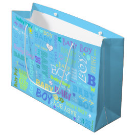 Sacola Para Presentes Grande Baby Boy