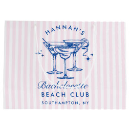 Sacola Para Presentes Grande Bachelorette Azul de Imagem Moderna