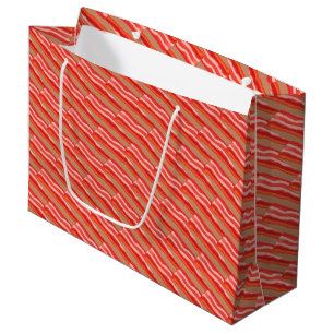 Sacola Para Presentes Grande Bacon Engraçado