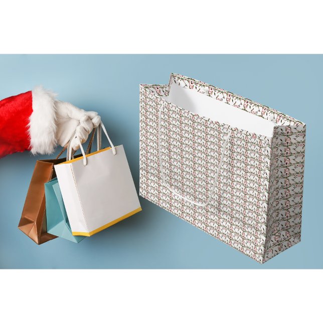 Sacola Para Presentes Grande Bag de presente de Natal para o Hummingbird (Criador carregado)