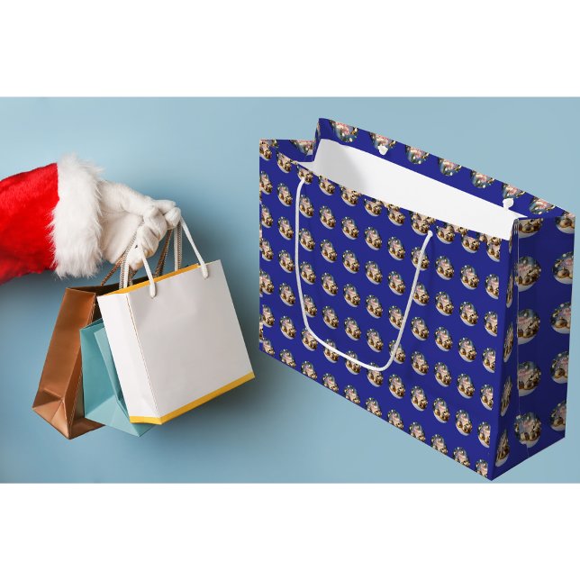 Sacola Para Presentes Grande Bag de presente de Natal para o Hummingbird (Criador carregado)