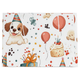 Sacola Para Presentes Grande Bag de Presente de Patas de Aniversário