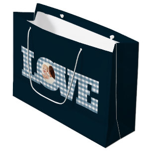 Sacola Para Presentes Grande Bag de presentes de fotos de amor