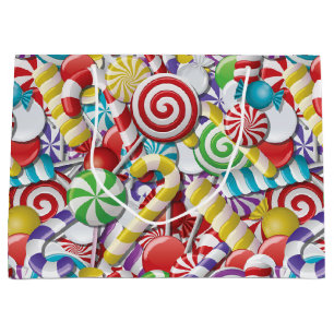 Sacola Para Presentes Grande Bag de presentes grandes na Candyland