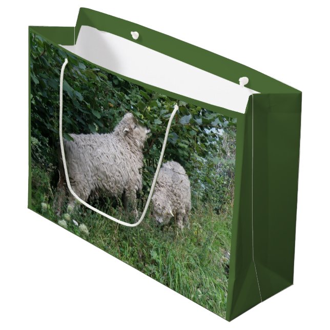 Sacola Para Presentes Grande Bag Gift-Eating Foles (Frente inclinada)