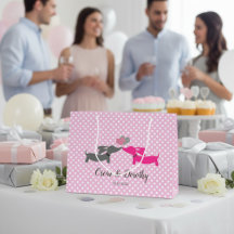 Bag Personalizada para Beijar Dachshund Wedding