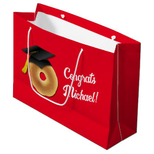 Sacola Para Presentes Grande Bagel Breakfast - Festa de formatura Brunch