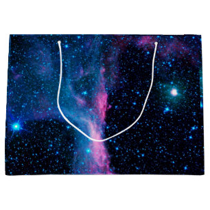 Sacola Para Presentes Grande Bailarina cósmica na NASA do espaço