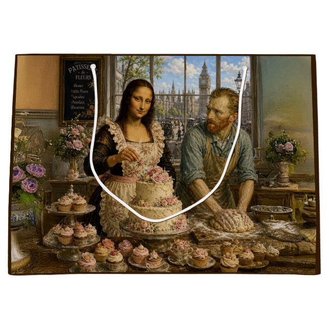 Sacola Para Presentes Grande Bake Off (Frente)