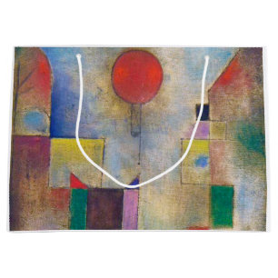 Sacola Para Presentes Grande Balão Vermelho, Klee
