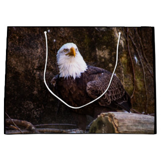 Sacola Para Presentes Grande Bald Eagle
