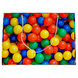 Sacola Para Presentes Grande Ball Pit Themed Birthday Bag