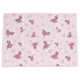 Sacola Para Presentes Grande Ballerina Nutcracker Birthday Pattern