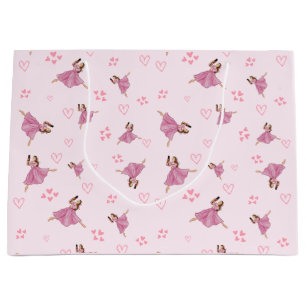 Sacola Para Presentes Grande Ballerina Nutcracker Birthday Pattern