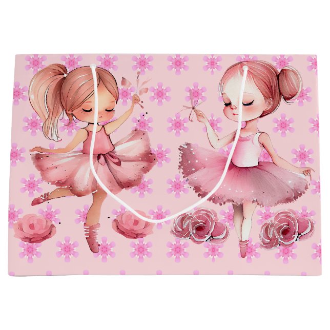Sacola Para Presentes Grande Ballerinas (Frente)