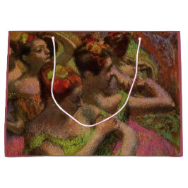 Sacola Para Presentes Grande Ballerinas Adjusting Their Dresses (Edgar Degas)