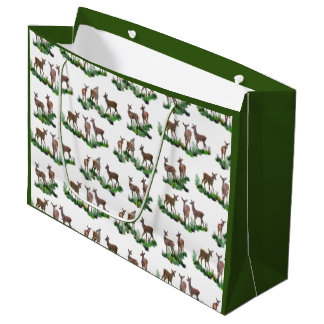 Sacola Para Presentes Grande Bambi Meadow Gift Bag